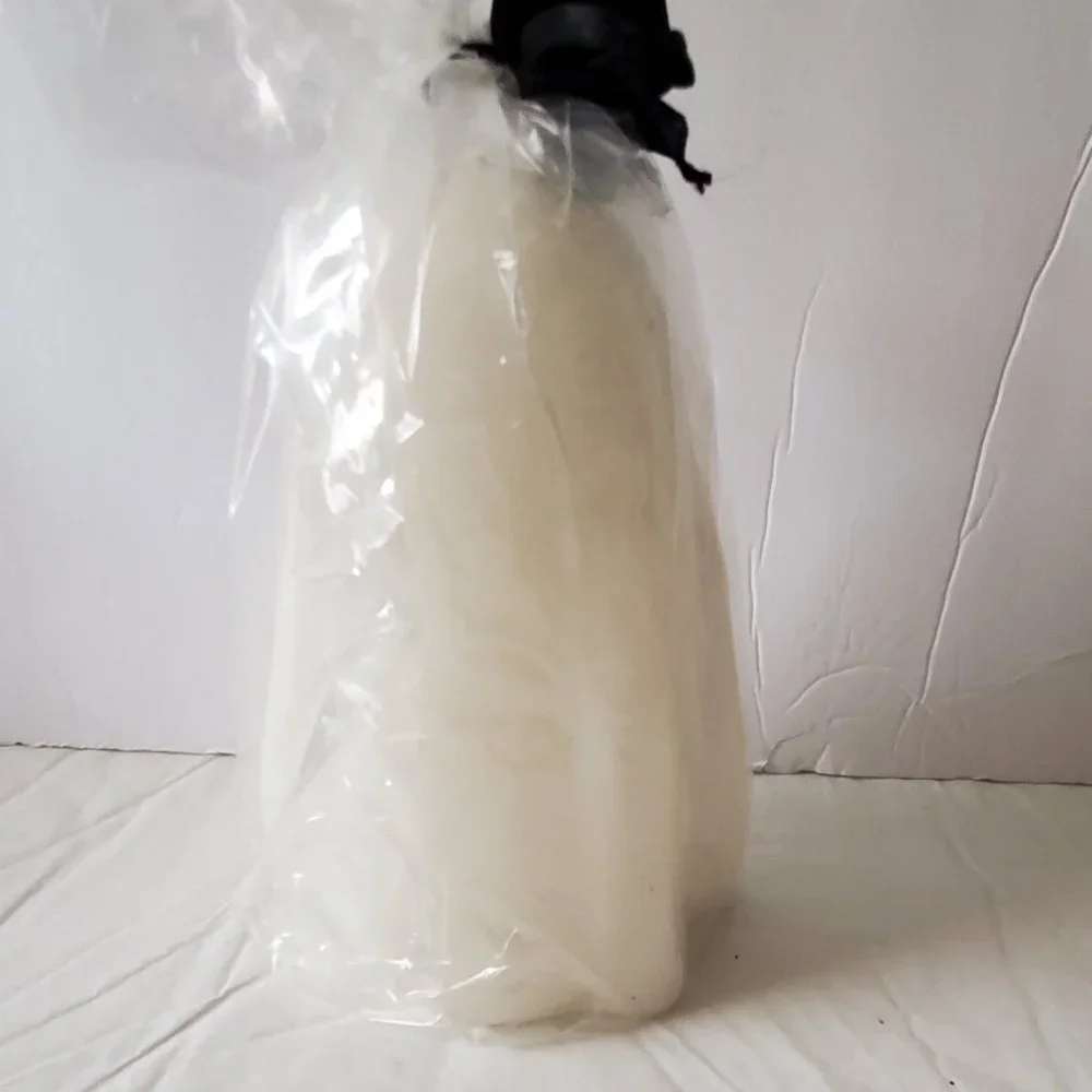 Halloween White Ghost Candle
